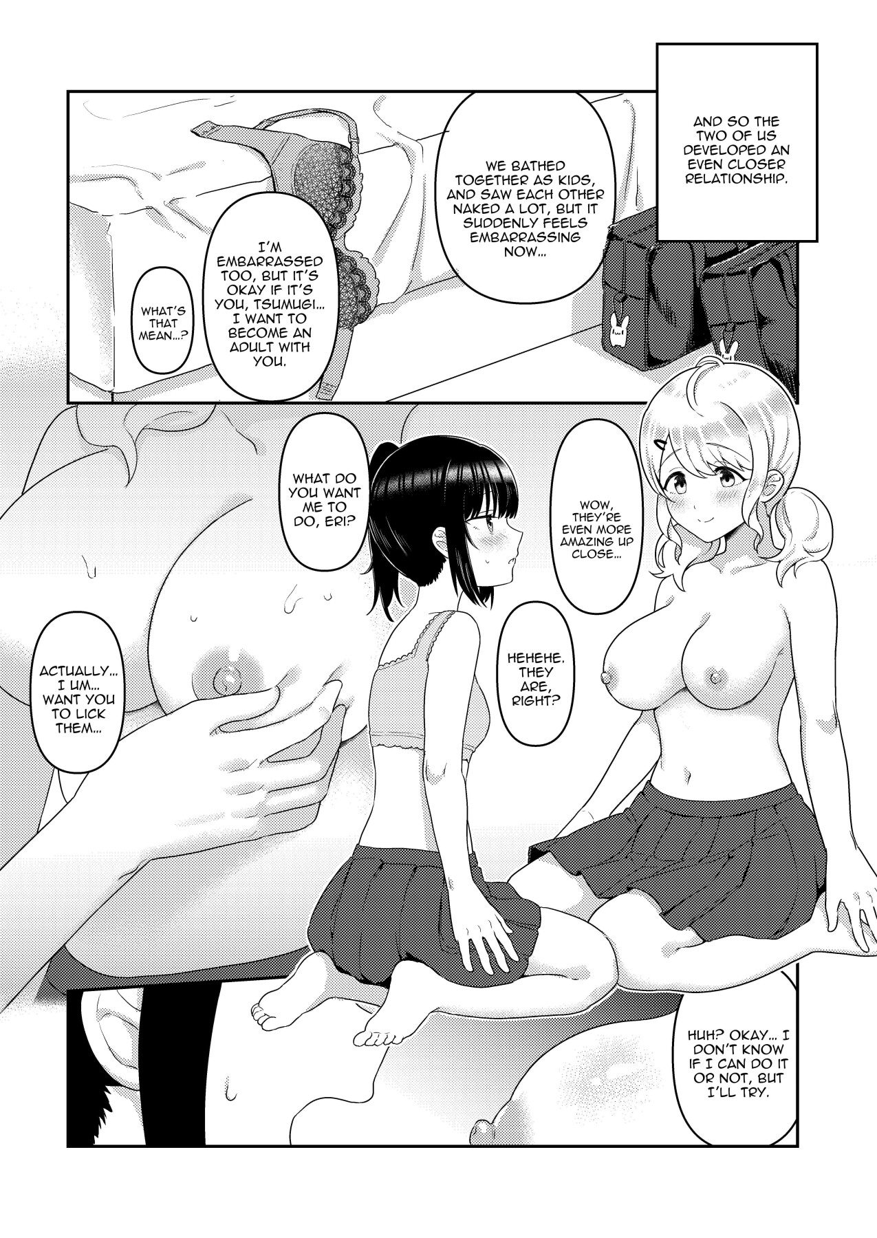 Hentai Manga Comic-Titititititty Breasty Lesbian Joint Publication-Read-114